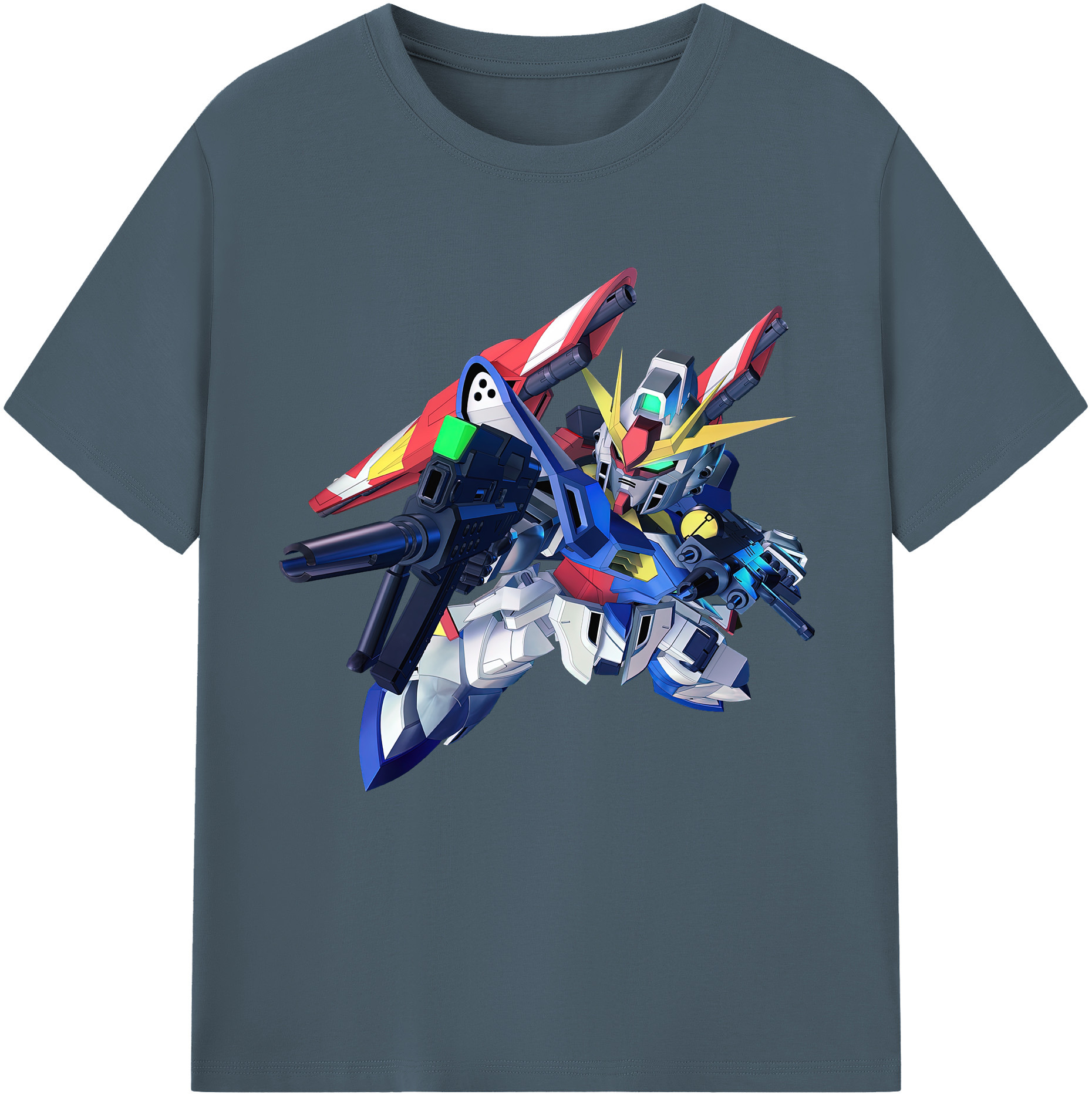 （画像用） 機動戦士ガンダム Mobile Suit Gundam 綿100％半袖Tシャツ（フロントプリント）
